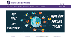 Desktop Screenshot of multieditsoftware.com